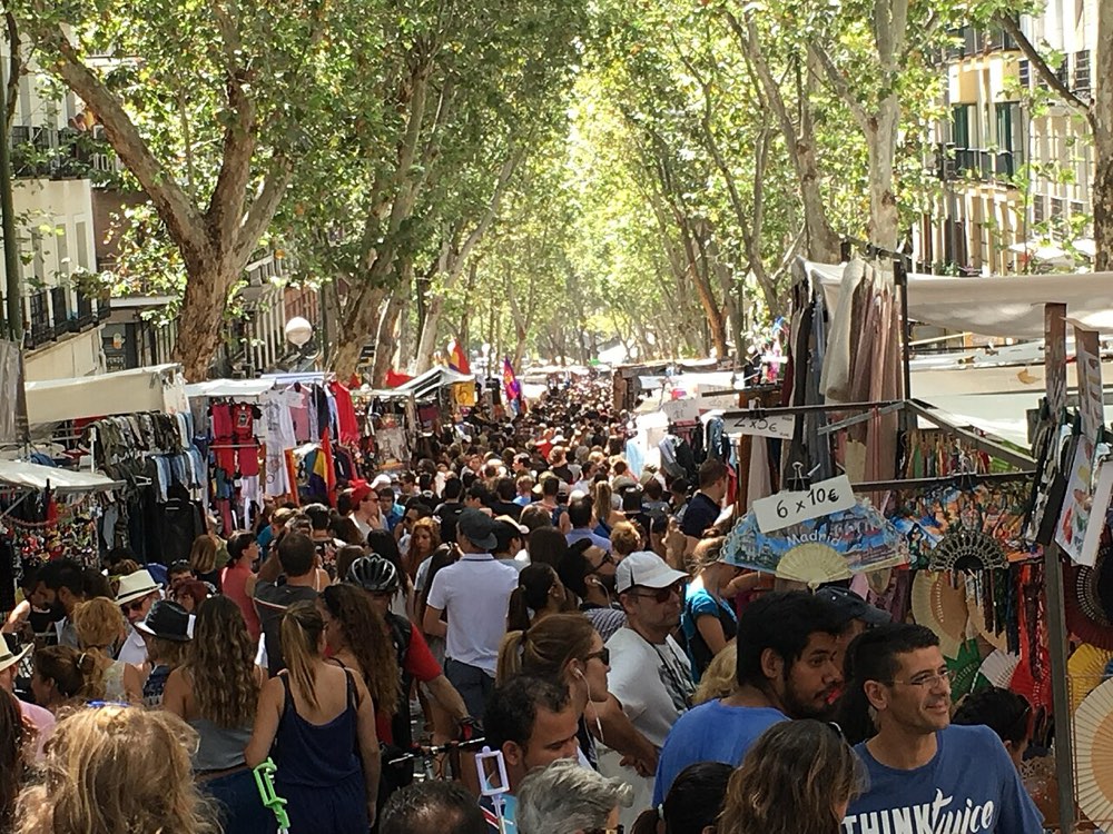 El Rastro, Ribera de Curtidores, Madrid